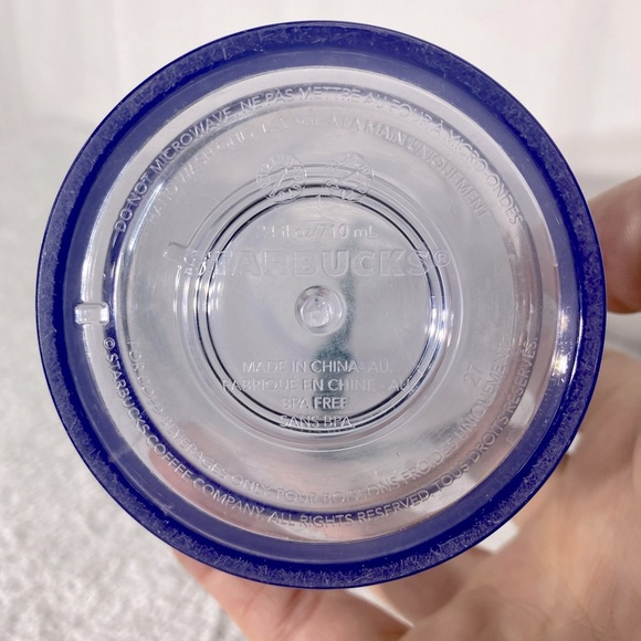 Starbucks Cold Cup Clear Venti Tumbler Traveler with Green Logo & Straw - Picture 3 of 12